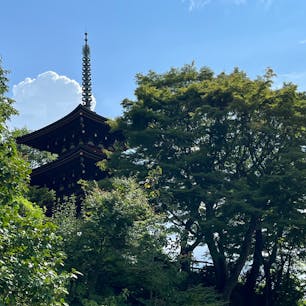 明日香の岡寺の三重塔