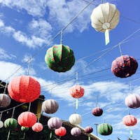 ホイアン
青空とのコントラストが綺麗。
昼も夜もランタンの街はかわいいランタンづくし。