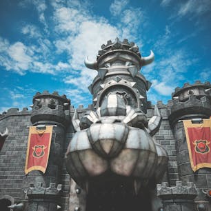 USJ   クッパ城✨
クッパ像は迫力が凄くてカッコイイ✨
マリオカート凄すぎた！！