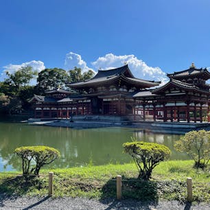 ずっと行きたかった平等院
天気も良くて最高でした！