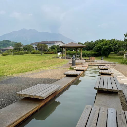 桜島 溶岩なぎさ公園＆足湯