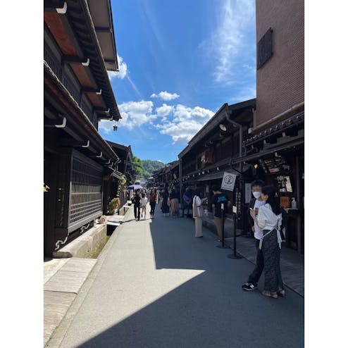 高山の古い町並み