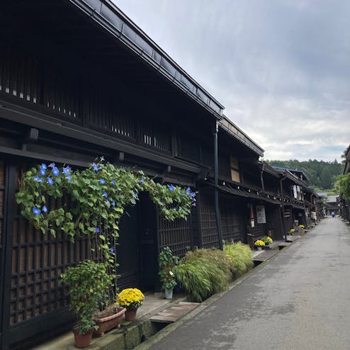高山の古い町並み