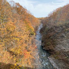 帯広の紅葉名所・岩内仙峡。紅葉がかなり進んでいて、北海道の秋はもうまもなく終わっちゃいそうですね🍁