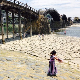 岩国錦帯橋✨
川の水も綺麗で冷たかった😍
山口・1807