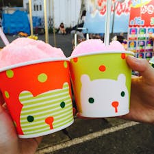 亀川祭りでかき氷♡