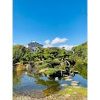 大阪　慶沢園
綺麗な庭園
池の周りをゆっくり散策できます
青空と緑に癒されました