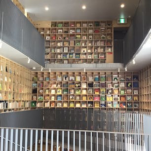 大阪
こども本の森中之島

建築家安藤忠雄さんの設計
本が壁一面にあって楽しい
