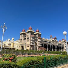 インド・マイソールパレスの美しい建物