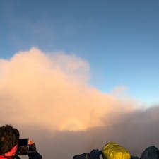2018年8月10日-11日
山の日に富士山頂へ！

ブロッケン現象に出会えた🌈