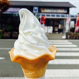道の駅　阿蘇
ソフトクリームは、牧場別で食べ比べが出来る！