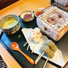 📍京都 excafe
八坂神社のカフェでお団子休憩！