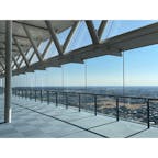 地上約100m、25階の茨城県庁展望ロビー✨
全面ガラス張りで見晴らし最高でした🤗
土日祝も開放されていて、誰でも無料で見学することができます🎶