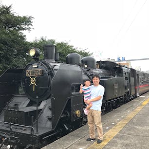 真岡鉄道のSLに乗車しました。
下館駅（茨城県）から茂木駅（栃木県）までの区間、田園風景に癒されました。