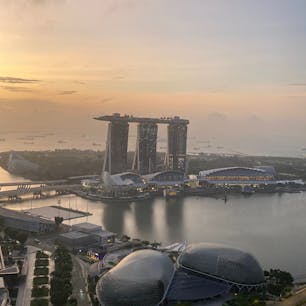 #Singapore #MarinaBaySands #朝焼け