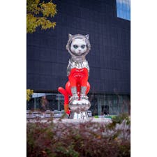 不思議なネコがお迎えです