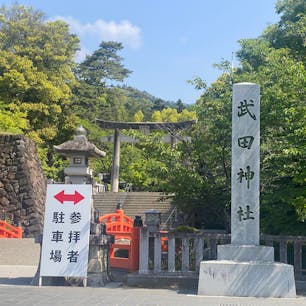 山梨県甲府市　武田神社
信玄公ゆかりの神社を参拝して来ました。甲府駅に向かって真っ直ぐに伸びる道。武田神社から見えた富士山。信玄公も見てたんでしょうね。