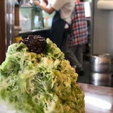 長瀞の駅から5分ほど歩いたところ
宇治金時かき氷
中にも小豆が入っていて絶品