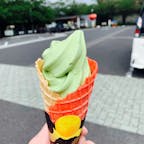 知覧　抹茶ソフト