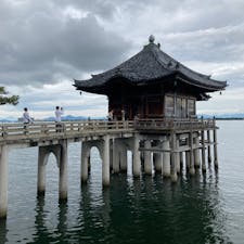 琵琶湖で外せないスポットですね。御朱印が可愛いです。