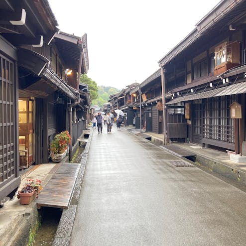 高山の古い町並み