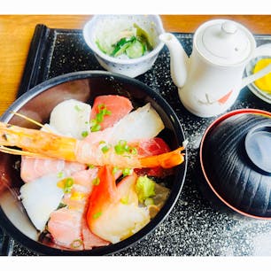 亘理まで海鮮丼食べに✨　
おいしかった✨