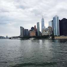 船から見たマンハッタン