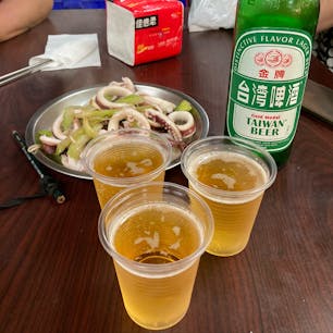 活気のある夜市
