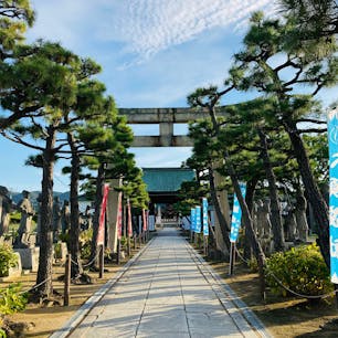 兵庫　赤穂大石神社

忠臣蔵の英雄
大石内蔵助はじめ四十七義士を
祀る神社
参道には四十七義士の像が
立ち並んでます。