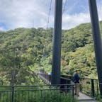 鬼怒盾吊り橋を見ました
渡って山の上に登ると景色も良いです
鐘が故障中か残念でした