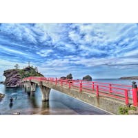 新潟県の弁天岩