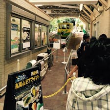 15分おきにケーブルカーが出ます。
日本一の勾配で最大31.14度！
片道6分くらいですがこれだけでも楽しめます。