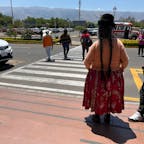 ボリビア　民族衣装の女性、観光客用ではありません。
#Bolivia, #Santa Cruz