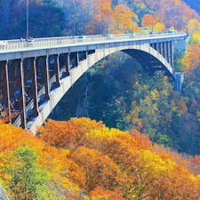 #城ヶ倉大橋
紅葉シーズンは、格別の景色が眺められます。#青森
アーチの美しい橋
十和田八幡平国立公園の美しい森