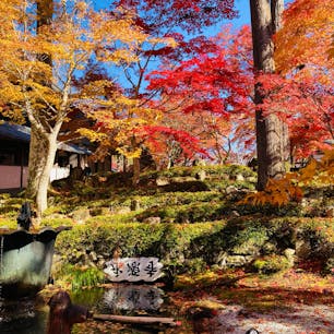 滋賀　永源寺

逆さの永源寺と紅葉
これほど真っ赤な紅葉は
みたことがありません