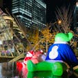 大阪　グランフロント大阪

クリスマスバージョンの緑のくま
テッド・イベールという名前