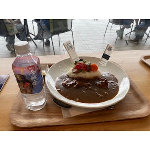 関ヶ原合戦記念館
名物？のカレー🍛とお水
#202308 #s岐阜