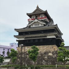 清洲城へやって来ました！とても綺麗な天主閣です！