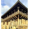 奈良　東大寺二月堂

お水取りで有名
東大寺の大屋根が見えました