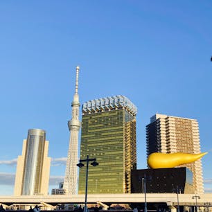 東京　浅草
吾妻橋

スカイツリーも見えて絶景