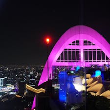 Bangkokのルーフトップ、RED SKY🥂🍷
音楽を楽しみながら、Bangkokの景色を360°見渡せます✨
ドリンク1杯2000円くらいかな☺️
フレンチフライとあわせて4000円くらいで楽しめました💓素敵な夜🌉✨