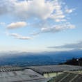 山梨県ほったらかし温泉
右奥には富士山が見えます。