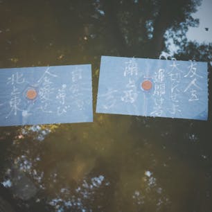 八重垣神社
鏡の池にて占い💫縁結びに💕