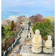 広島　因島　しまなみ海道
白滝山と五百羅漢

山の上にたくさんの石仏が。