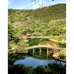 香川　栗林公園

小高い飛来峰から
絶景に出会いました