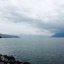 スイスのレマン湖