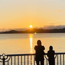愛媛　しまなみ海道
道の駅　多々羅しまなみ公園

朝日に出会いました