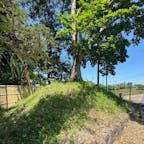 旧東海道の一里塚　
水口の泉地区
江戸幕府は一里ごとに塚を作り、旅人の目印にしました、現在は一里塚も無くなり、此の一里塚はモユメントですね。
しかし此の一里塚は旧東海道に面して居ます、水口宿へ

#サント船長の写真　#旧東海道の旅