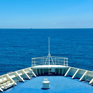 太平洋
潮岬付近航行中