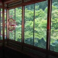 20240602
佐賀　環境芸術の森

漆のテーブルに映る緑が美しくて！
紅葉の時期は大人気の場所のようです
天井は釘をひとつも使っていないらしく
欄間や至る所に工夫がされてました
螺鈿はよく見ると松竹梅になっています

外の庭？森？は30分程でまわれます
川が流れ、木々が生い茂りその間から光がさしこみ
水溜りでは鳥が水浴びをしてました
鳥の鳴き声を聴きながら森林浴
癒されました